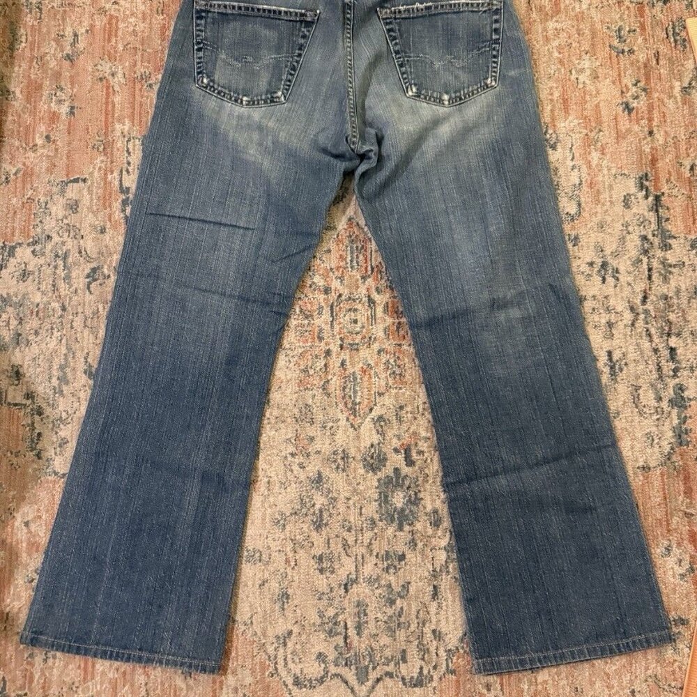 Adriano Goldschmied Jeans Mens 33 x 28.5 Blue Denim The Fillmore Made In USA - Picture 9 of 10